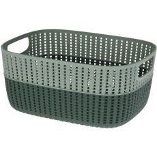 Korg Förvaring Beige Rosa Grå Grön Plast 38x28 cm