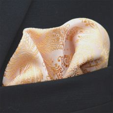 Bröstnäsduk Paisley Guld
