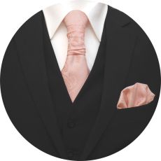 Kravattset Paisley Laxrosa