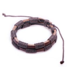 Läderarmband Eddie brunt