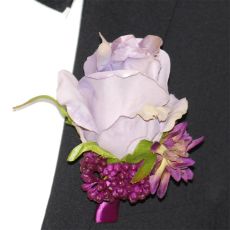 Corsage Ros Lila