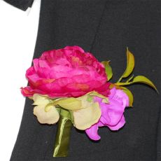 Corsage Pion Rosa