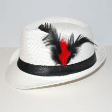 Hatt EVENING vit/svart