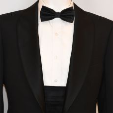 Kummerband och fluga - 401 Svart