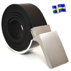 Läderbälte Bull svart 35mm 851-SP40