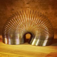 Guldfärgad trappspiral