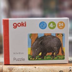 Litet pussel - Vildsvin, 24 bitar