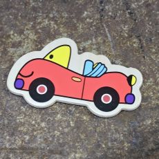Magnet - Röd cabriolet