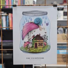 Affisch - Life in a jar, At home