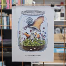 Affisch - Life in a jar, Snail