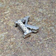 Strassbokstav till armband - K