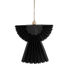 Ängel Häng Papp Svart 20 cm