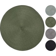 Underlägg Runt Grönt 38 cm 4-pack