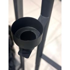 Golvljusstake Svart 100 cm