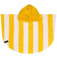 Badponcho baby ca 1-3 år Bedu gul/vit.