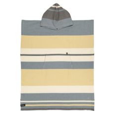 Badponcho/ombytesponcho Papua blå/mocka.