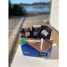 Futah strumpor 3-pack Tide. Blå/grön/olive/orange. Storlek ca 40-43