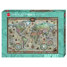 Pussel 1000 bitar Retro World