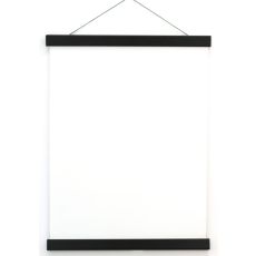Poster Hanger Trä Svart 100cm