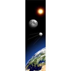 Bokmärke 3D Sputnik 1