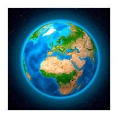 3D Kort Earth MAXI