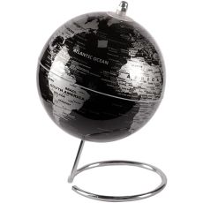 Globe Black Silver 14 cm