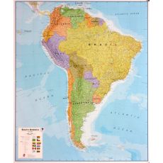 Sydamerika Maps International 1:7m POL 100x120cm
