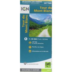 Tour du Mont Blanc IGN 1:50 000