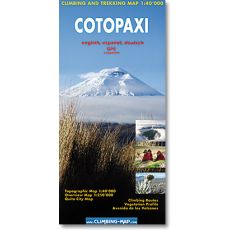 Cotopaxi Climbing and Trekking Map