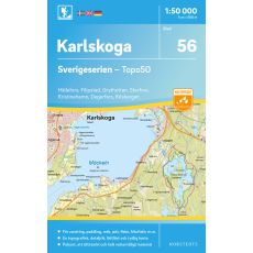 56 Karlskoga Sverigeserien 1:50 000