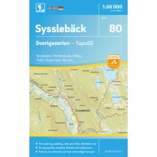 80 Sysslebäck Sverigeserien 1:50 000