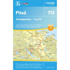 113 Piteå Sverigeserien 1:50 000