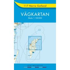 117 Norra Gotland Vägkartan