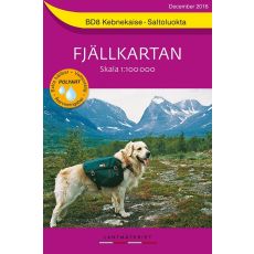BD8 Kebnekaise-Saltoluokta Fjällkarta