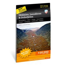 Vålådalen, Lunndörren & Oviksfjällen 1:50 000 Calazo