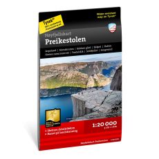 Preikestolen Högfjällskarta Calazo