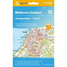 12 Mellersta Gotland Sverigeserien 1:50 000
