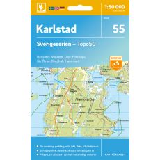 55 Karlstad Sverigeserien 1:50 000