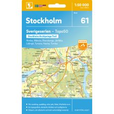 61 Stockholm Sverigeserien 1:50 000