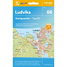 66 Ludvika Sverigeserien 1:50 000