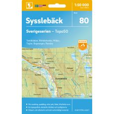 80 Sysslebäck Sverigeserien 1:50 000
