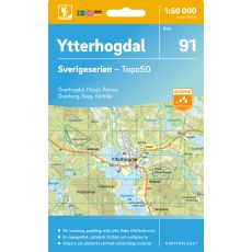 91 Ytterhogdal Sverigeserien 1:50 000