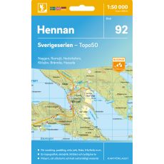 92 Hennan Sverigeserien 1:50 000