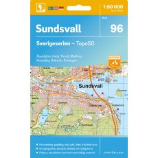 96 Sundsvall Sverigeserien 1:50 000