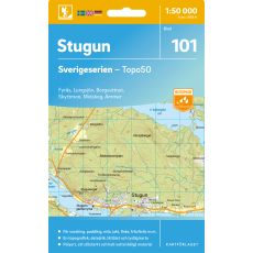 101 Stugun Sverigeserien 1:50 000