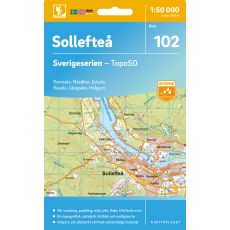 102 Sollefteå Sverigeserien 1:50 000