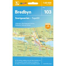 103 Bredbyn Sverigeserien 1:50 000