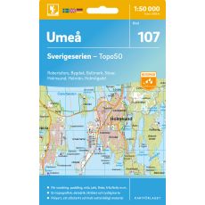 107 Umeå Sverigeserien 1:50 000