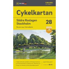 Cykelkartan 28 Södra Roslagen/Stockholm