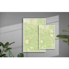 Sonfjället-Vemdalen-Klövsjö Väggkarta 70x100cm